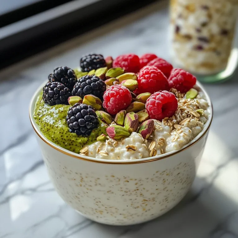 Creamy Pistachio Overnight Oats: Easy Make-Ahead Breakfast Youâll Love